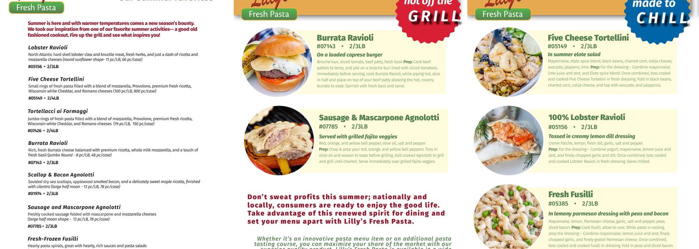 Lilly's Gastronomia Italiana Menu