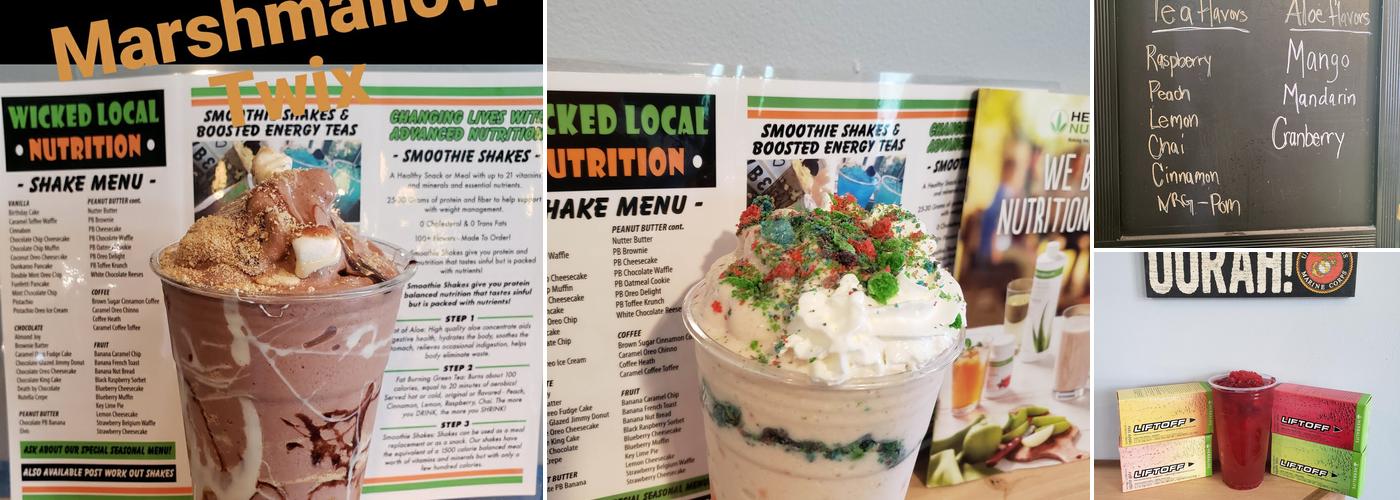 Wicked Local Nutrition & Fitness Menu