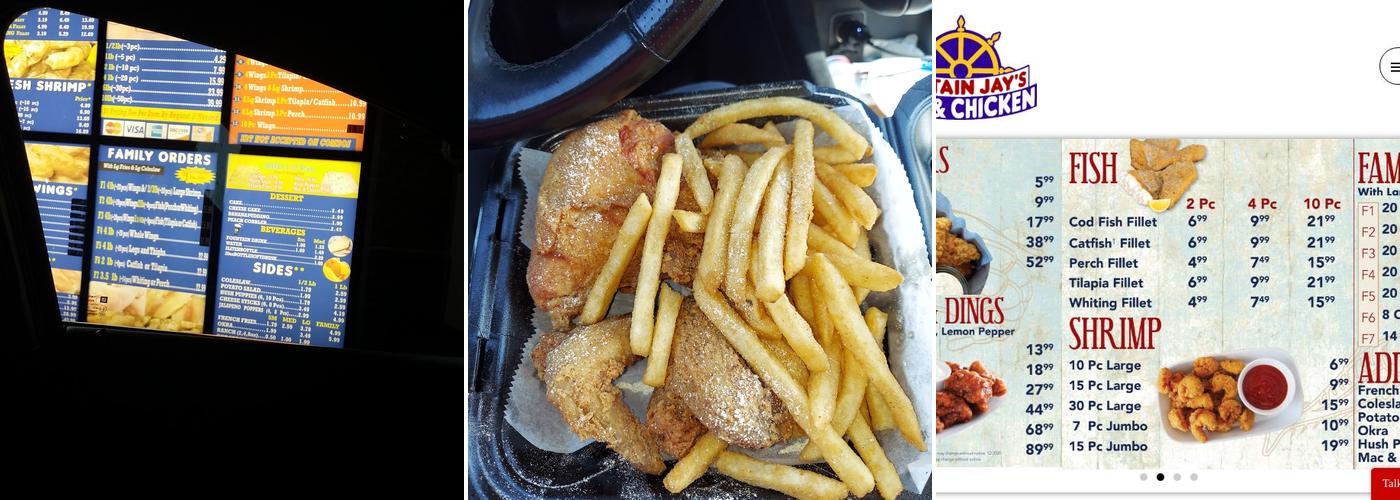 Captain Jay's Fish & Chicken Menu