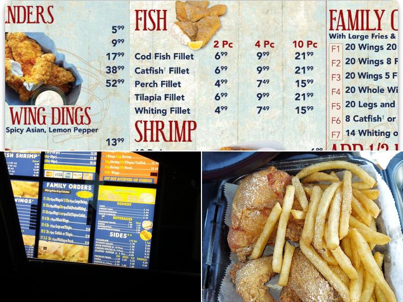 Captain Jay's Fish & Chicken Menu