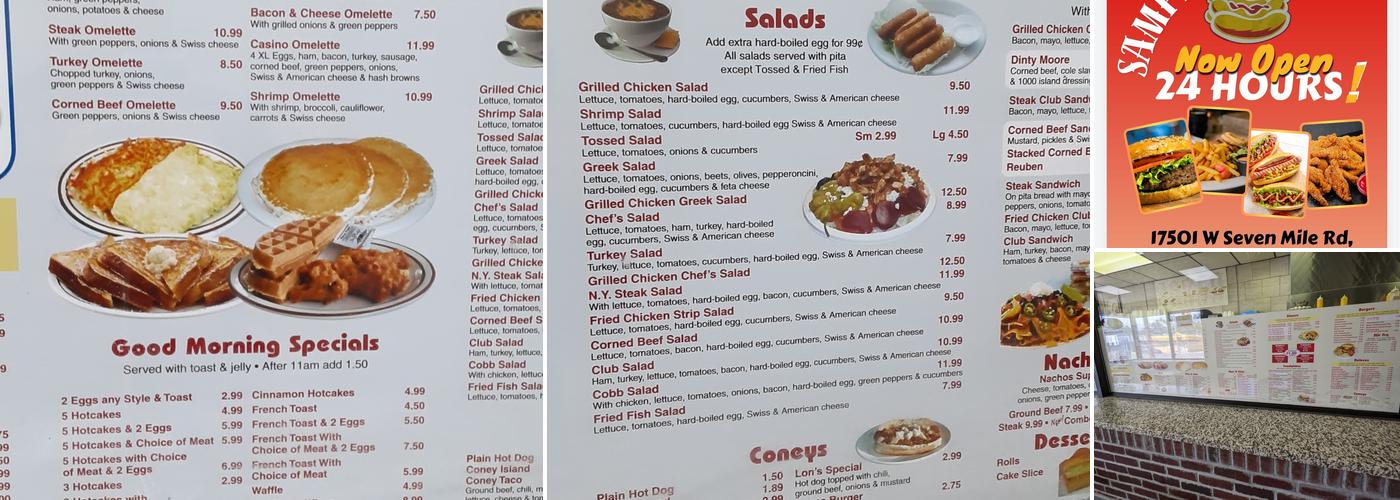 Lon's Coney Island Menu