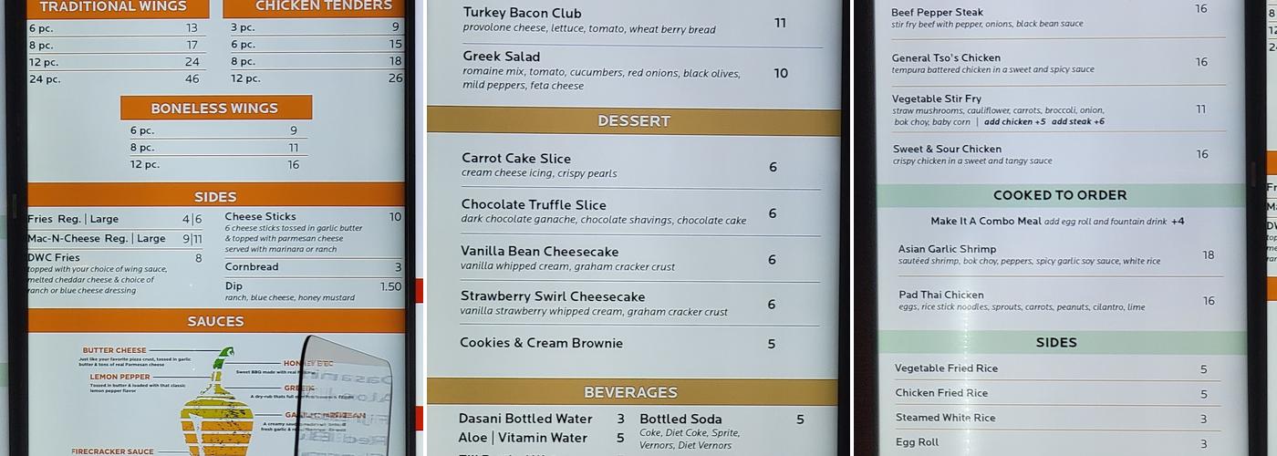 Breeze Menu