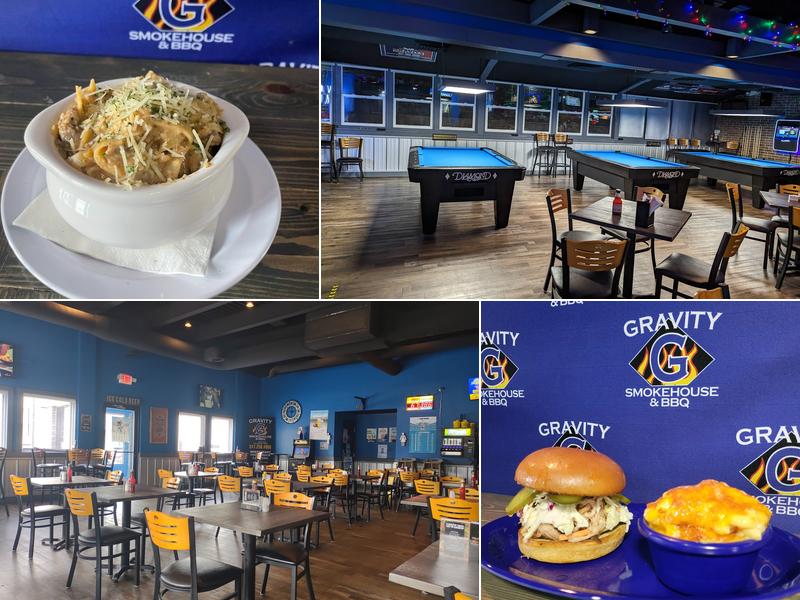 Gravity Smokehouse Brew & Que 2440 Cedar St, Holt