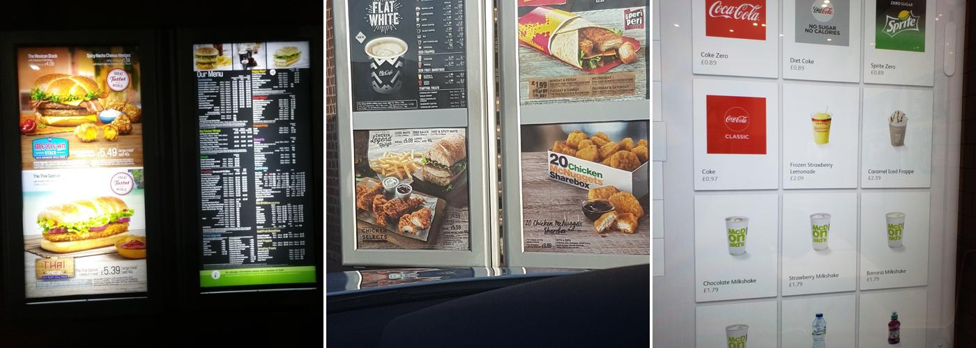 McDonald's Menu