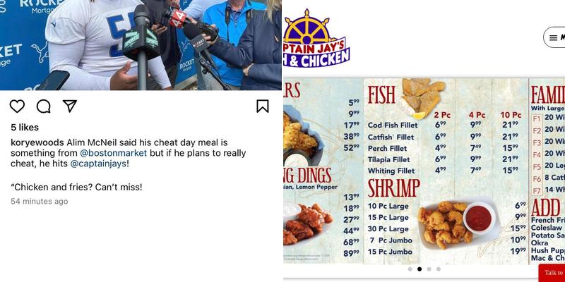 Captain Jay's Fish & Chicken Menu