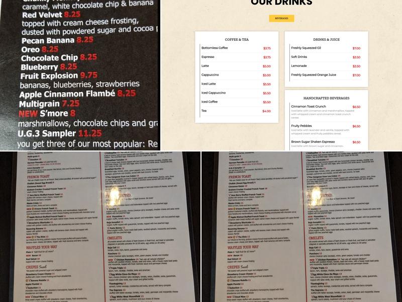 The Jagged Fork Menu