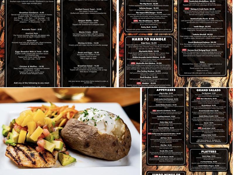 Driftwood Bar & Grille Menu