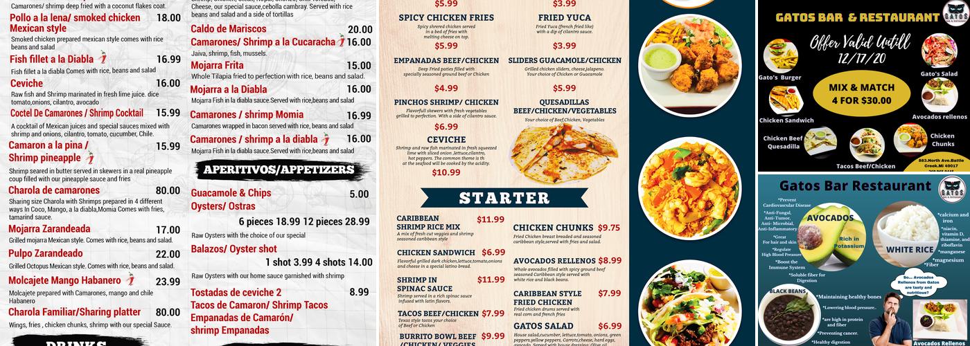 Lu Lu's Restaurant @ Gatos Menu