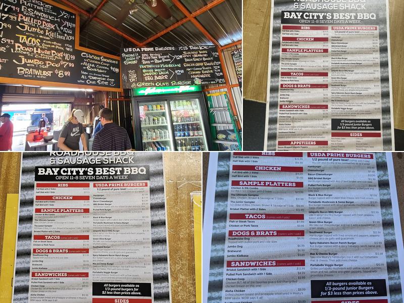 Meaty's Roadhouse BBQ & Sausage Shack Menu