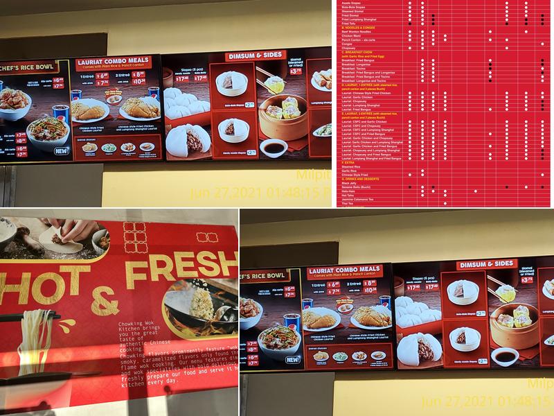 Chowking Menu