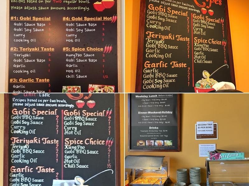 Gobi Menu