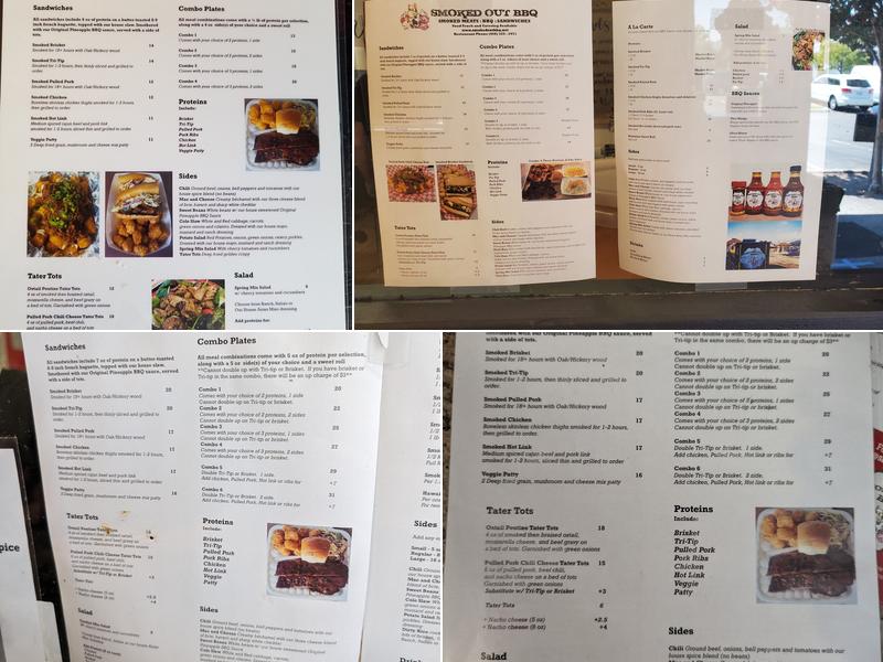 Smoked Out BBQ Menu