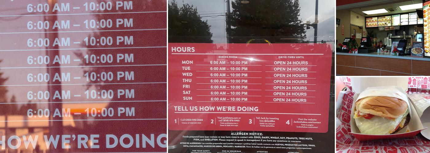 Jack in the Box Menu