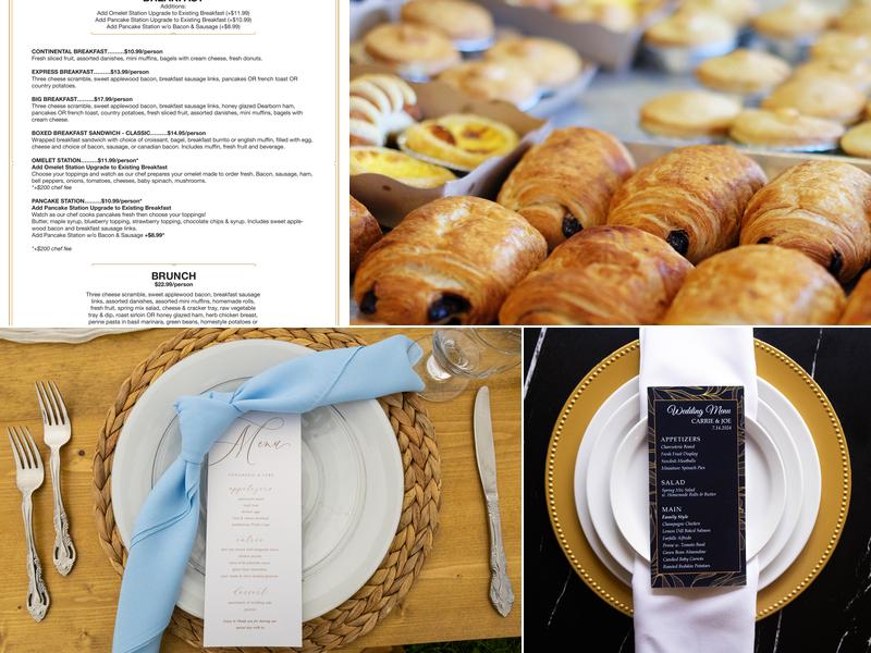 Sopranos Catering Menu