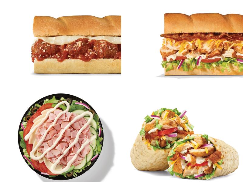 Subway Menu