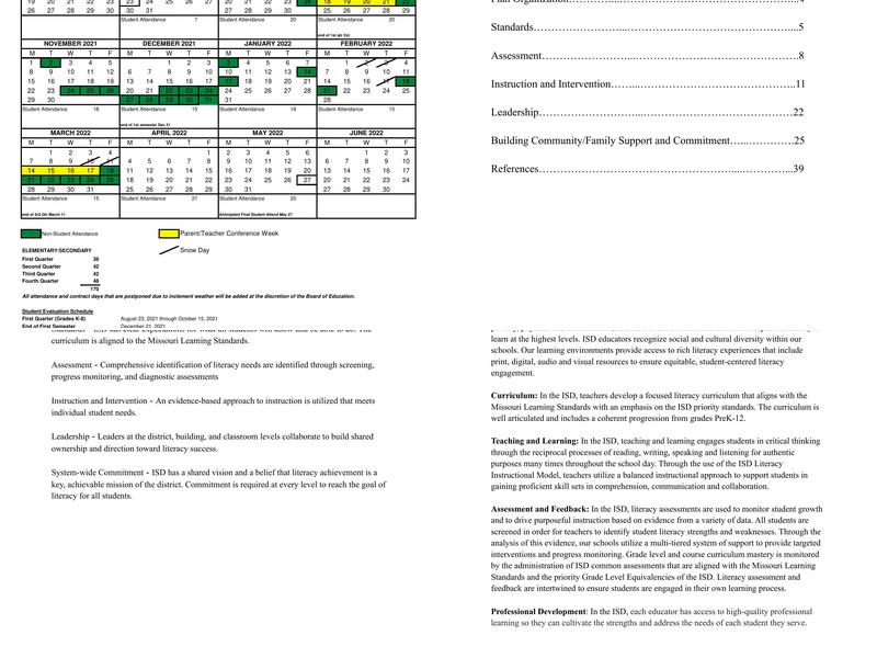 Independence School District Menu