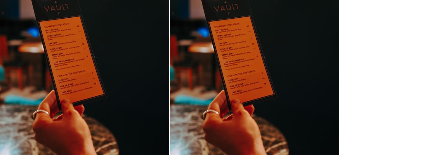 Vault Menu