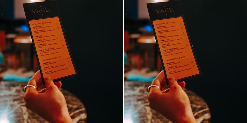Vault Menu