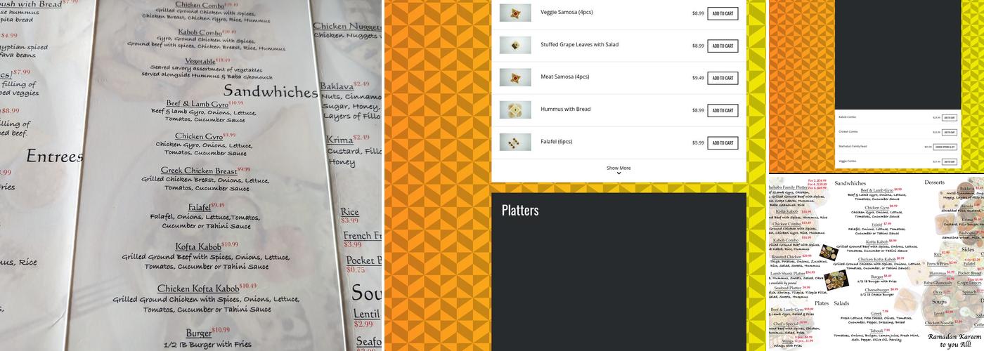 Marhaba Grill Menu