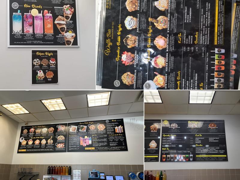 Waffle Bar Menu
