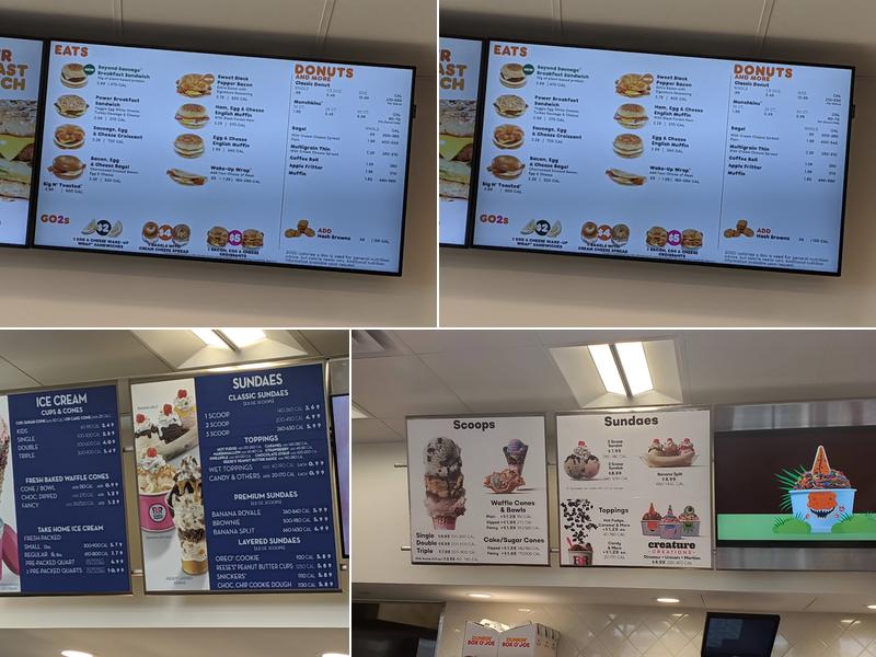 Dunkin' Menu
