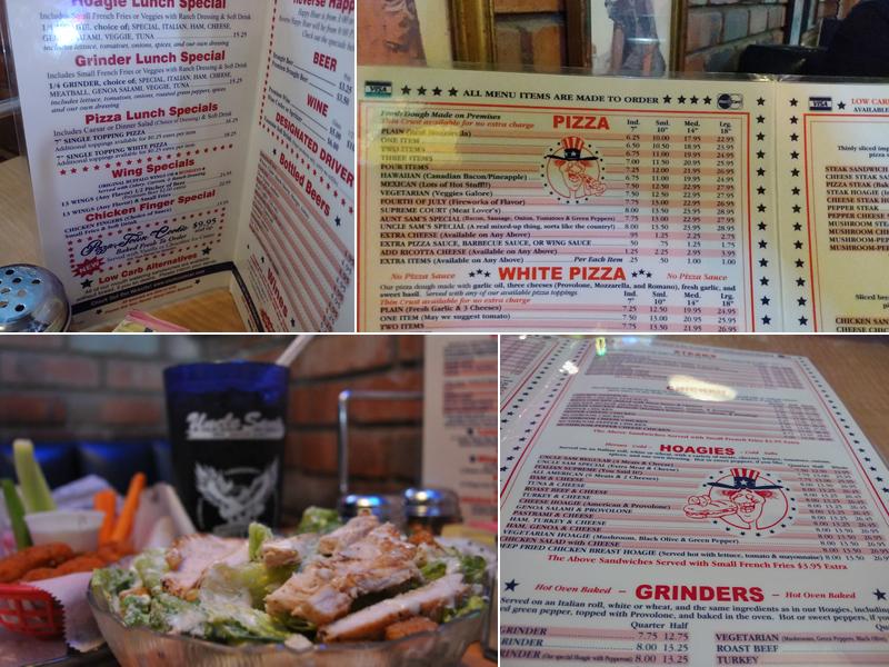 Uncle Sam's Menu