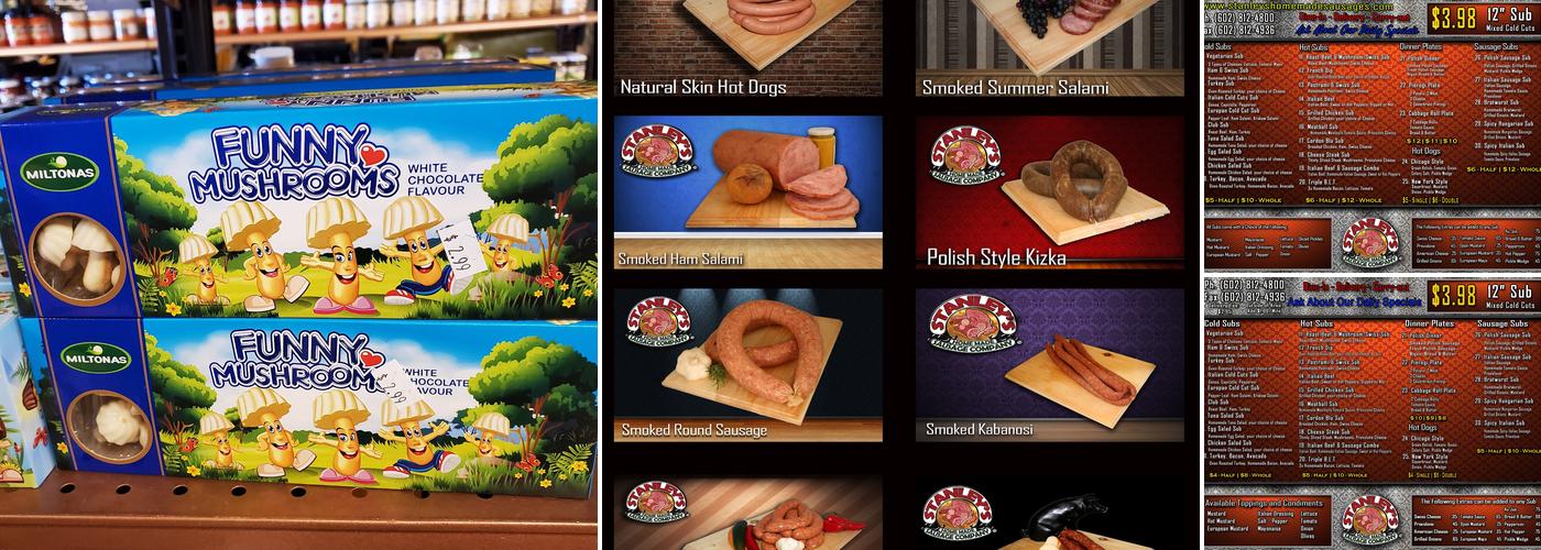 Stanley's Homemade Sausage Company Menu