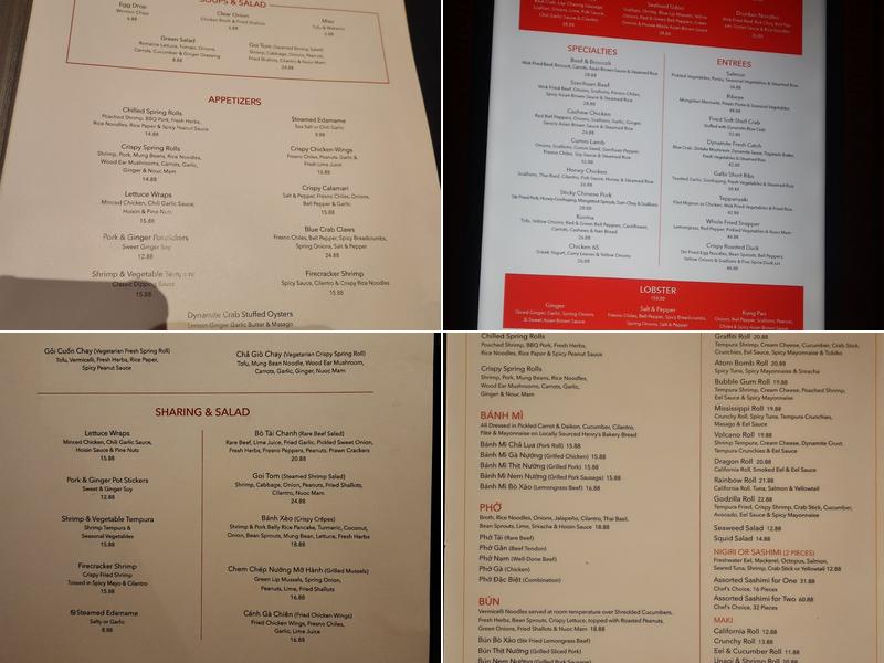 Jia Menu