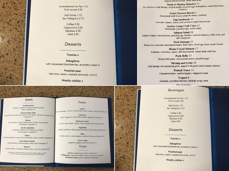 Libro at Laurelwood Menu