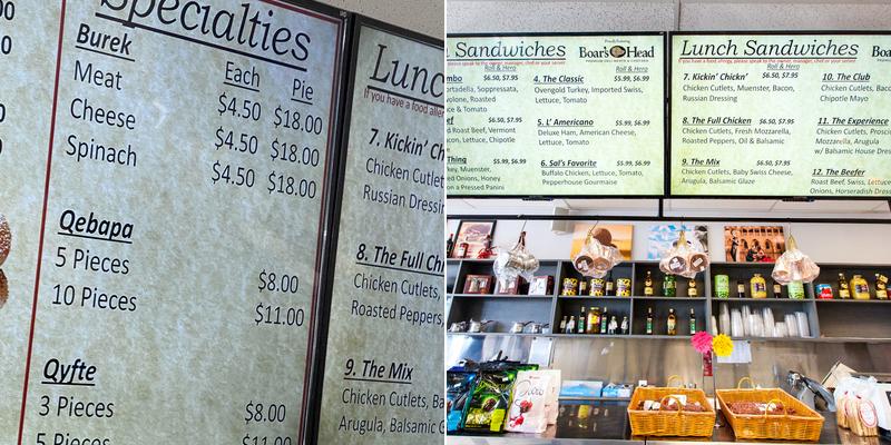 Euro Eatery & Market Menu