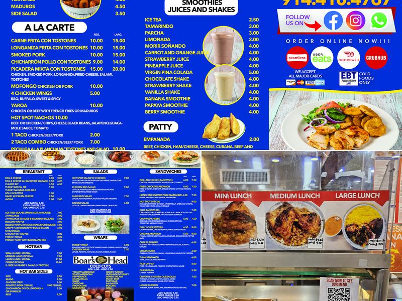 Hot Spot Deli Yonkers Menu