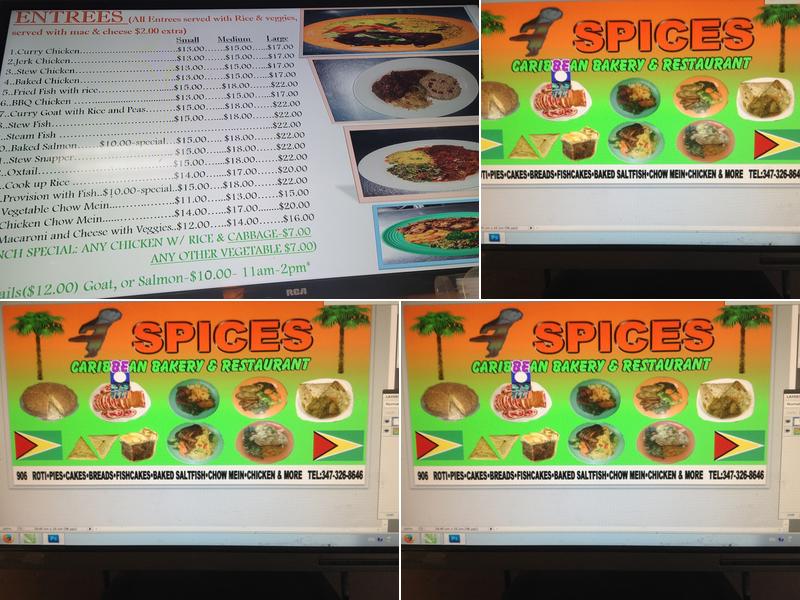 Seven Spices Menu