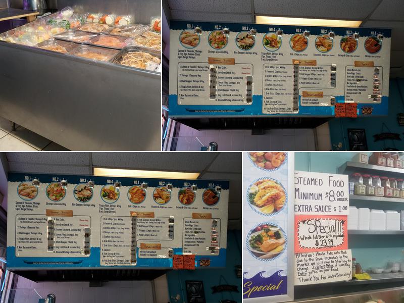 Santos Fish Market Menu