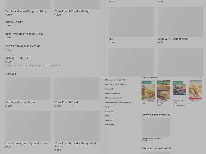 North Ave Gourmet Deli Menu