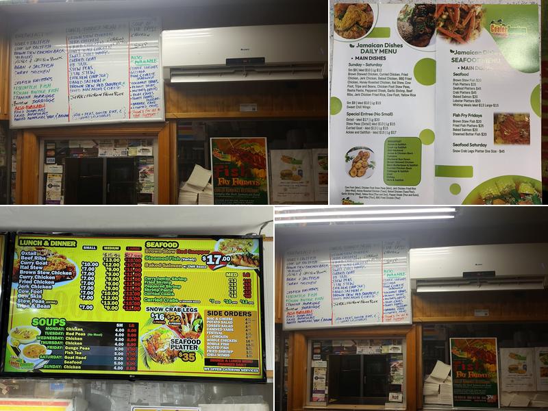 Cooler Runnings Jamaican Restaurant Menu