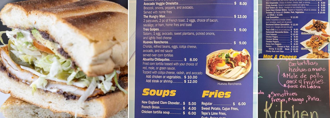 Tepe’s Kitchen Menu