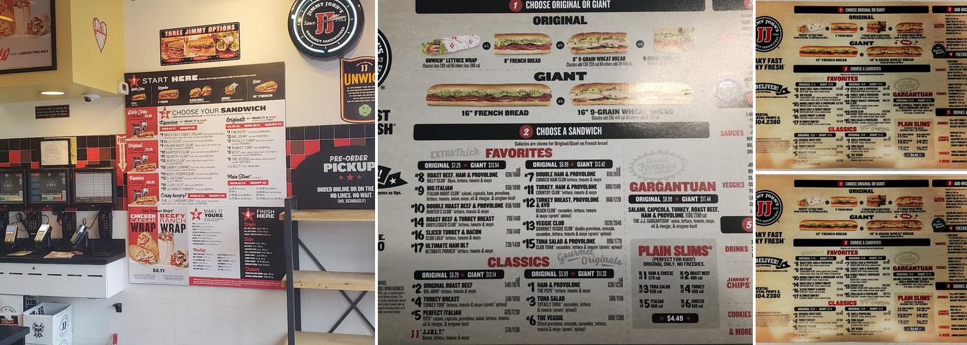 Jimmy John's Menu