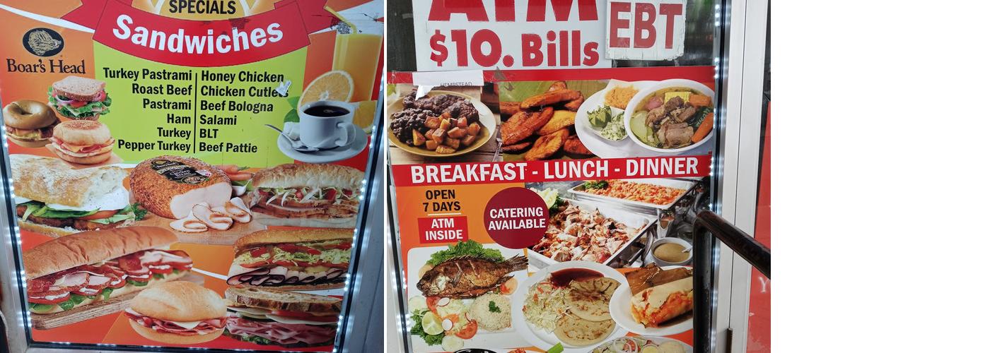 Main Deli Grocery Menu