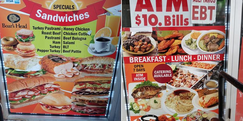 Main Deli Grocery Menu