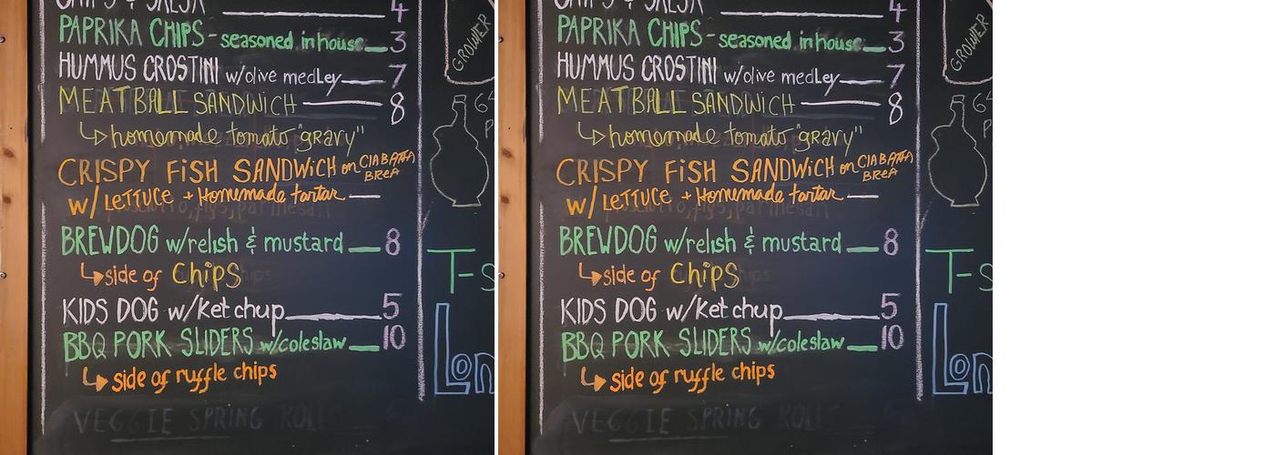 Shelter Island Craft Brewery Menu