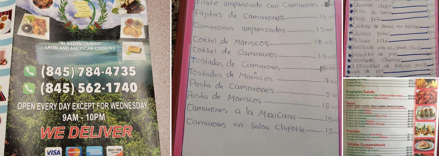 Primos diner & restaurant Menu