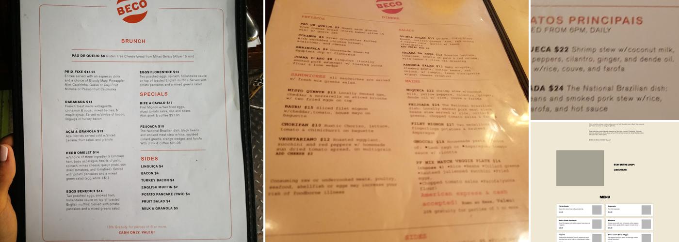 Beco Menu