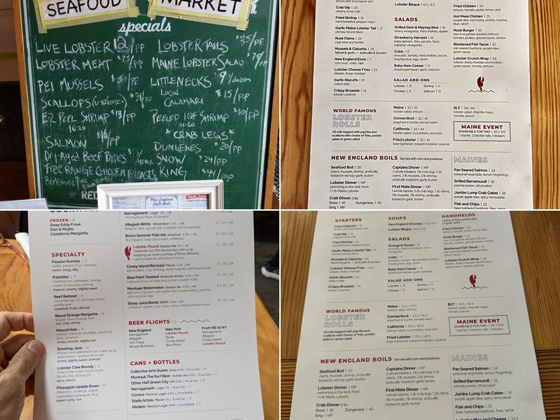 Red Hook Lobster Pound Menu