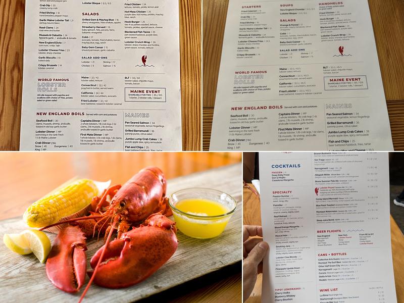 Red Hook Lobster Pound Menu