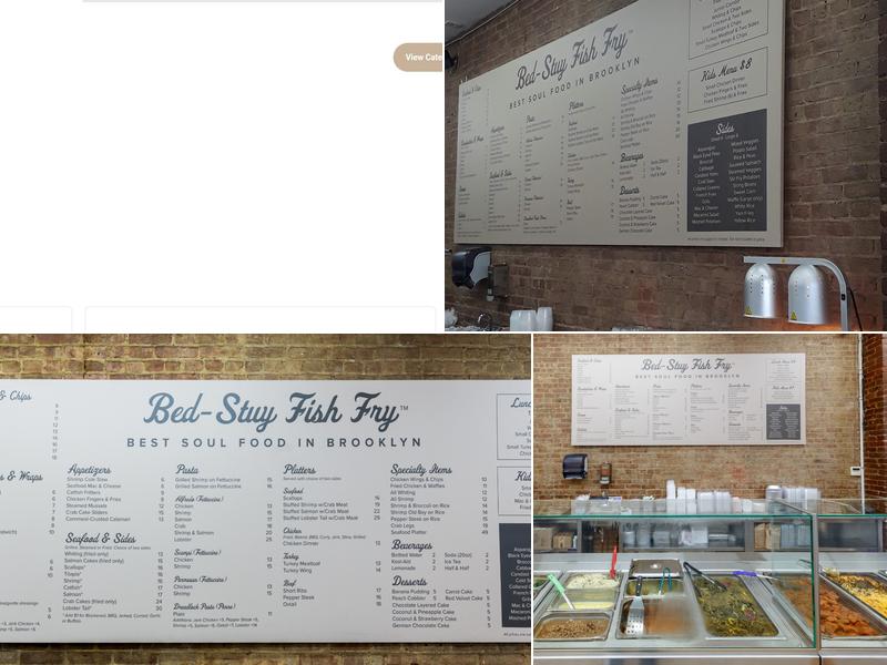 Bed-Stuy Fish Fry Menu