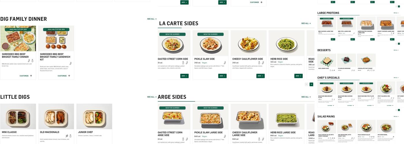 Dig Menu