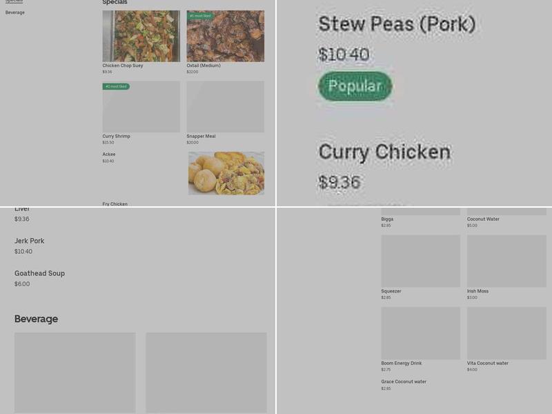 Silver's Crust Menu