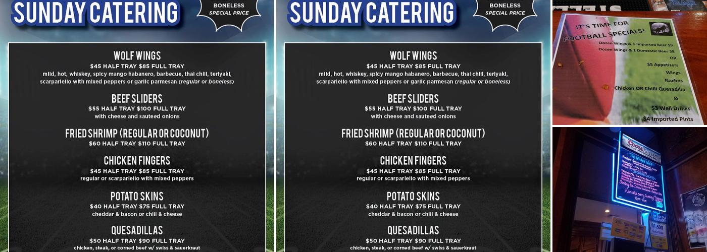 Wicked Wolf Bronx Menu