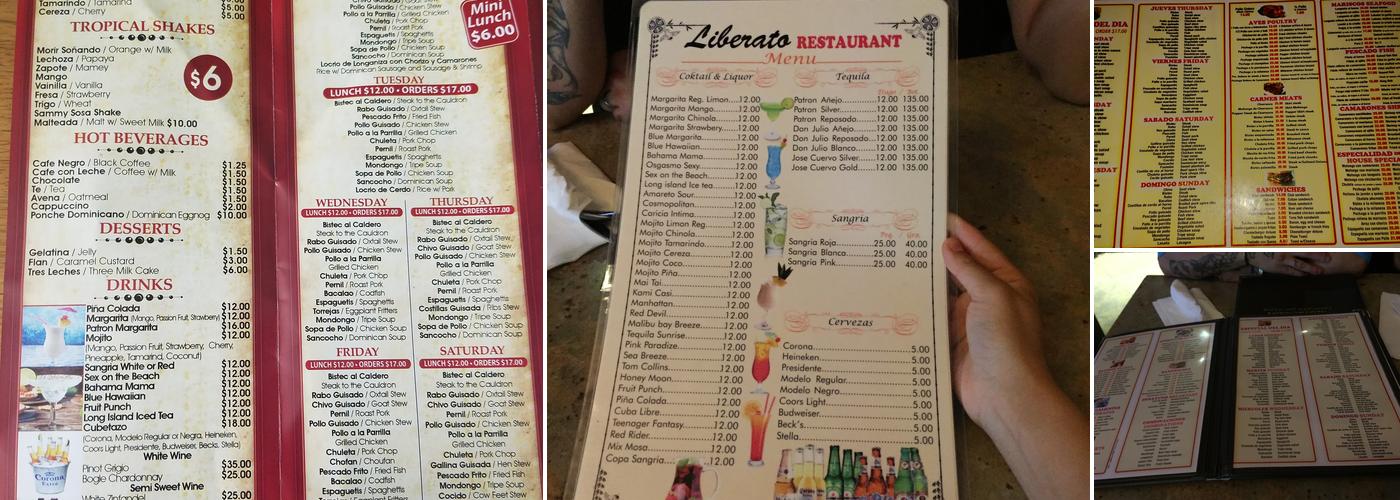 Liberato Menu