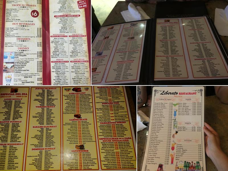 Liberato Menu